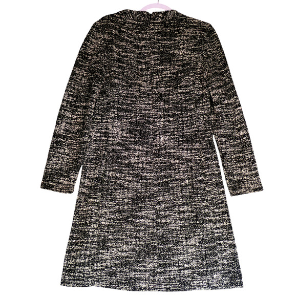 Chaps Nubby Sweater Dress Women 10 Knit Heather Black Cozy Autumncore Soft Girl - Picture 8 of 11